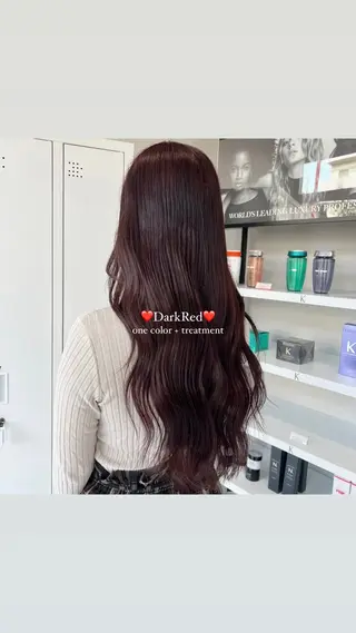 ロング カラー ヘアアレンジ 🩰‎暖色特化 / 𝐒𝐚𝐤𝐢🤎のヘアスタイル