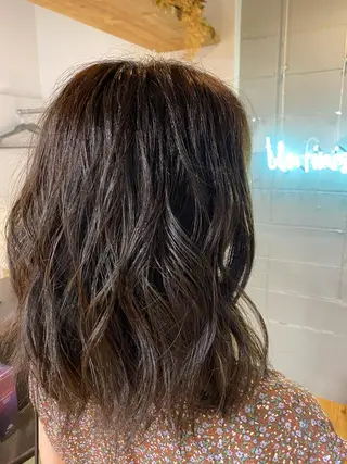 ミディアム カラー 久米 治仁のヘアスタイル