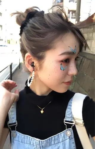 ロング カラー ヘアアレンジ 【柔らか透明感✨/ 似合せ前髪】大石葉月のヘアスタイル