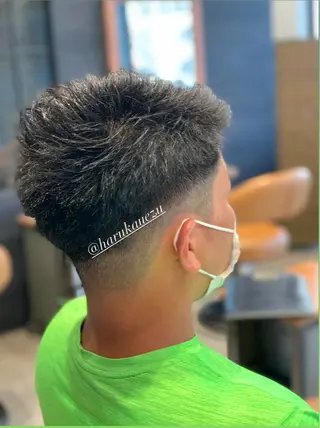 ショート パーマ メンズ 👑サロンディレ クター👑はるかのヘアスタイル