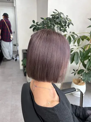 ショート カラー qumu 横浜所属・🌿ショート/ボブ/ 透明感カラー🌿神永のヘアスタイル