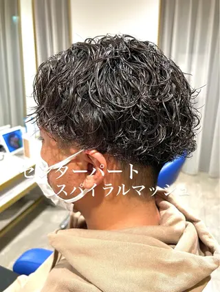 ショート パーマ メンズ men’s salon NOA solte. 【メンズサロン ノアソルテ】所属・メンズパーマ職人 加藤 弘貴のヘアスタイル