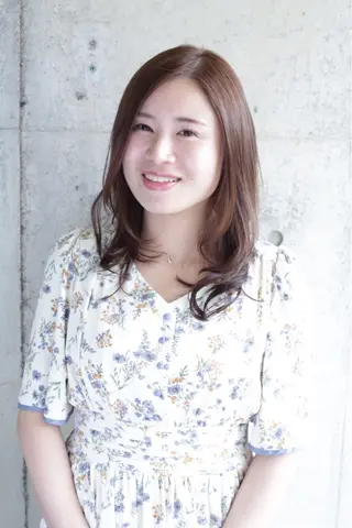 ロング カラー ヘアアレンジ 只野 智子のヘアスタイル