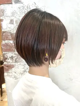 ショート カラー 💍新宿ショート 💍岩田莉奈のヘアスタイル