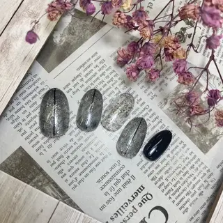 ネイル ⭐︎休業中の練習⭐︎ JNA認定講師髙橋のネイルデザイン