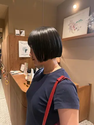 カラー ブリーチ/ボブ 373☆鎌倉 湘南のヘアスタイル