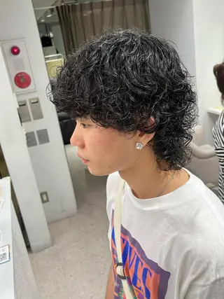パーマ メンズ 🍐シャドウパーマ メンズ特化/守岡🍐のヘアスタイル