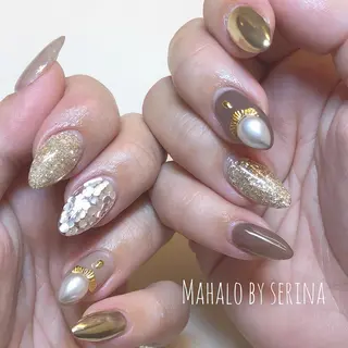 ミディアム カラー ネイル SUNNY BAE. SERINAのネイルデザイン