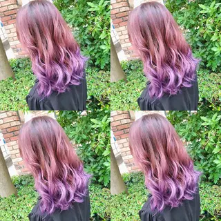 ロング カラー ヘアアレンジ キッズ 💟Chloe原宿店 🩶ハイトーンのヘアスタイル