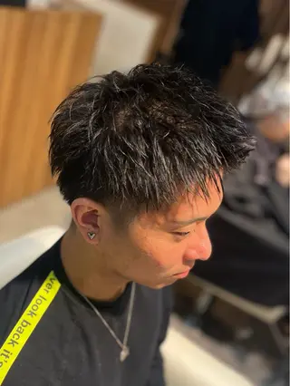 メンズ 新宿/髪質改善カラー 美髪/艶髪/岩重知弥のヘアスタイル