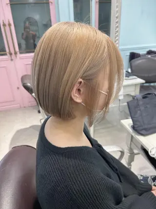 ミディアム カラー ヘアアレンジ 💕ブリーチ/ヘアメ 🎀YUUKAのヘアスタイル