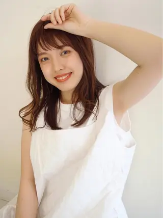 セミロング カラー WHOLE所属・花井 啓好のヘアスタイル