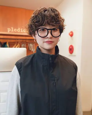 ショート パーマ ヒカル/ミディアム パーマ/ロングパーマのヘアスタイル