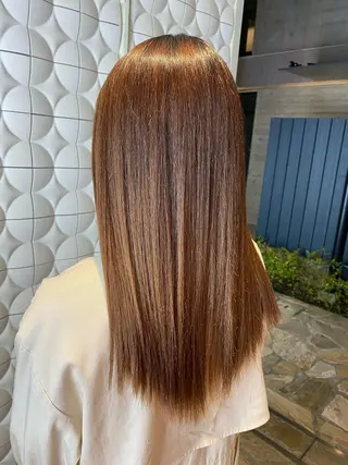 セミロング カラー ヘアアレンジ メンズ 🍀髪質改善 ケアカラーrootsのヘアスタイル