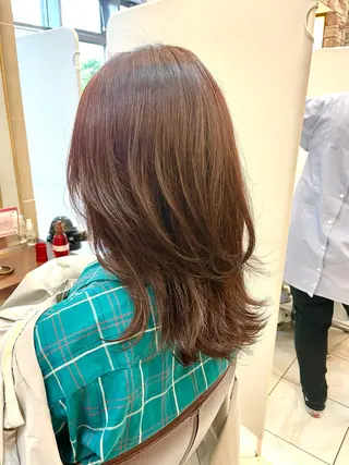 ロング 千葉 香奈のヘアスタイル