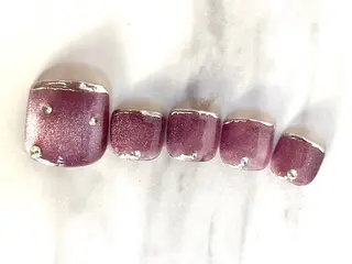 ショート プティリボン 武蔵小金井店のネイルデザイン