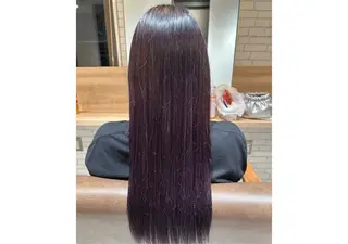 ロング カラー Quartett所属・長谷川 幸帆のヘアスタイル