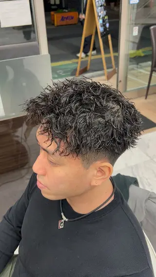 ショート パーマ メンズ メンズパーマ 💈後閑和真💈のヘアスタイル