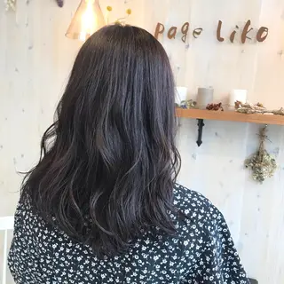 ミディアム カラー 透明感カラー/ 寺田千雅子のヘアスタイル