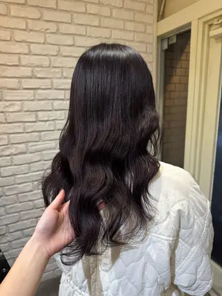 セミロング カラー 阿部  ことみ /メンズカットモデルのヘアスタイル