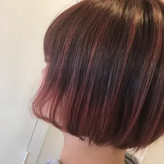 ショート カラー 顔まわり‎🤍小顔 カット🤍みさきのヘアスタイル