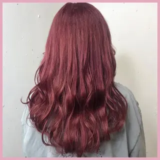 ロング カラー パーマ ヘアアレンジ 八巻 晴香のヘアスタイル