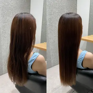セミロング 髪質改善ヘアケア 艶髪特化/上田のヘアスタイル