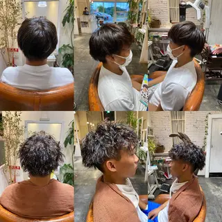 メンズ 北生駒☆カットが得意 鎌田フミヤのヘアスタイル