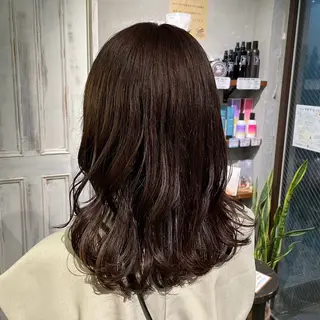 セミロング パーマ ハイトーン/艶感 ୨୧ RISAKOのヘアスタイル