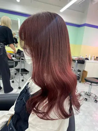 セミロング カラー ヘアアレンジ メンズ ネイル マツエク・マツパ アイブロウ linette所属・🐩推し活🐩 FUTABA🍒のヘアスタイル