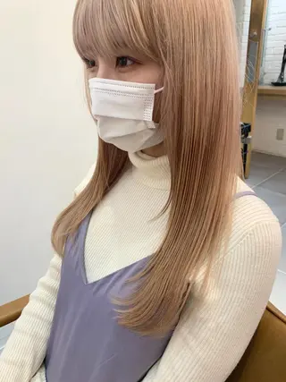 ロング LOREN＋透明感 オリーブhirokoのヘアスタイル