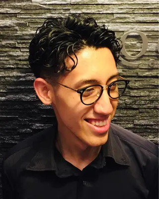 ショート パーマ メンズ HIRO GINZA所属・池田 有輝士のヘアスタイル