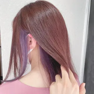 ロング カラー 🔥ブリーチカラー 槙川のヘアスタイル