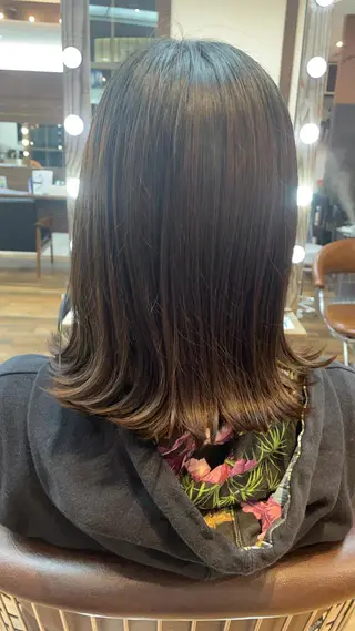 ミディアム 林 侑弥のヘアスタイル
