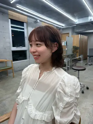 ショート カラー パーマ 誰よりも丁寧なカット 🍀小林輝のヘアスタイル