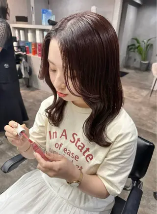 ミディアム Sayaka ii+Uのヘアスタイル