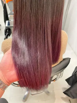 ロング カラー ヘアアレンジ 似合わせ専門美容師 なかじまのヘアスタイル