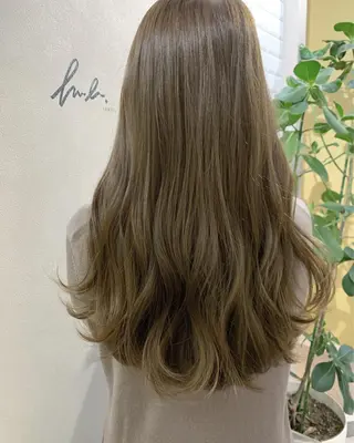 ロング カラー hub hair レイヤー/透明感のヘアスタイル