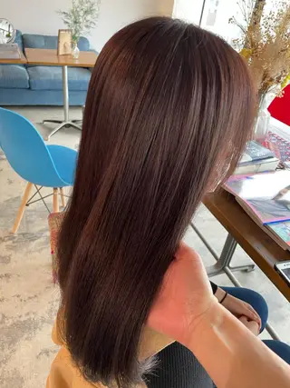 ロング カラー ヘアアレンジ キッズ ネイル マツエク・マツパ アイブロウ 透明感カラー/推しカ ラー☁️JURAのヘアスタイル