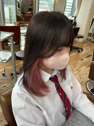 セミロング カラー rise /メンズカットのヘアスタイル