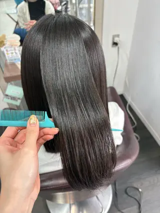 ミディアム ダブルカラー/韓国 ヘア/さわのあかねのヘアスタイル