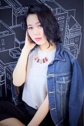 ミディアム セミロング Re:ta Hair 飯田淳平のヘアスタイル