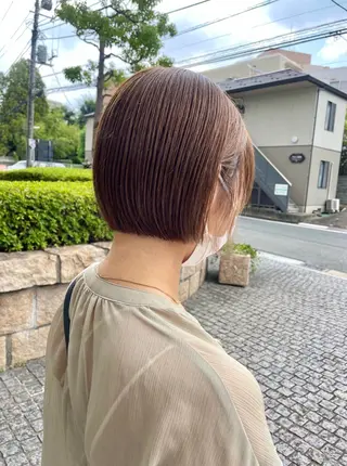 ショート カラー ボブヘアカット Rikapi❤️のヘアスタイル