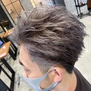 ショート カラー メンズ Kobayashi ハイライト/ショートのヘアスタイル