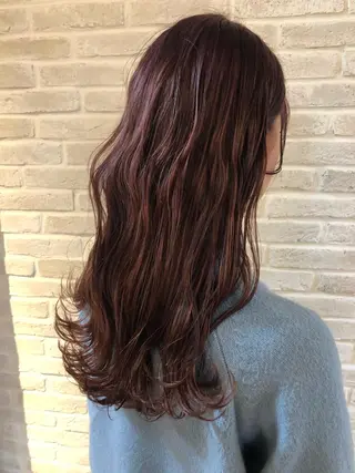 セミロング カラー hair salon Ranun髪質改善のヘアスタイル