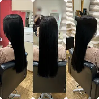 ロング カラー 『艶髪』で印象が激変 ！髪質改善専門KONのヘアスタイル