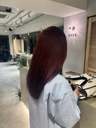 ロング カラー 真壁 凜々子のヘアスタイル