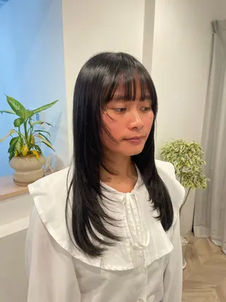 ロング 鈴木 京子のヘアスタイル