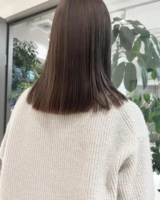 セミロング カラー ヘアアレンジ 🌿ショート🌿 パーマ🌿淳平のヘアスタイル
