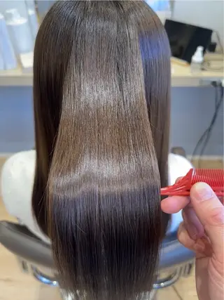 セミロング 中田 こころのヘアスタイル